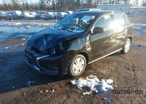 2024 Mitsubishi Mirage Es из США, поврежденный, VIN ML32AUHJ6RH015498